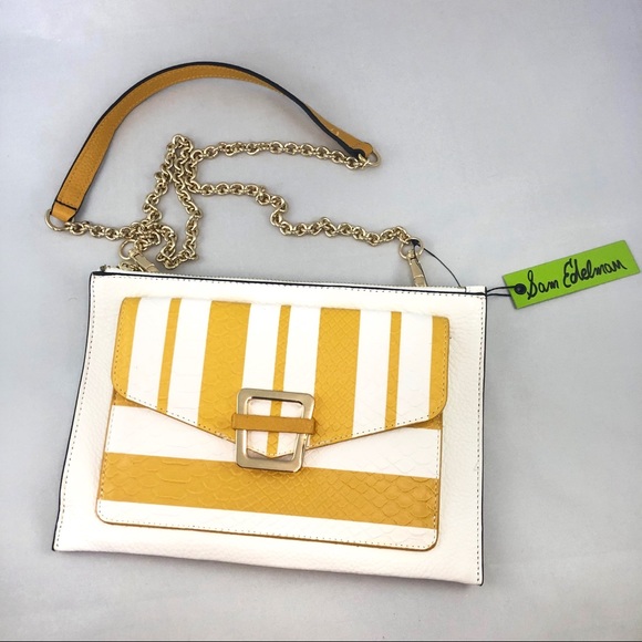 ❎SOLD Sam Edelman Elisa Striped Crossbody Bag G108 - Picture 2 of 8